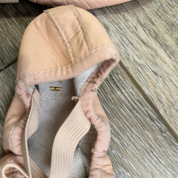 Bloch Leather Ballet Shoes Pink Girl 12C - Picture 4 of 4